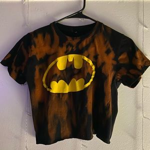 🔥Bundle for $1🔥Cropped Bleached Batman Shirt